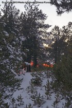 Aspecto de la Nevada de Incio de Año 2013 en el Nevado de Zapotlán