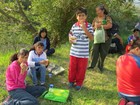 ultima excursión en el parque ecológico Las Peñas con la plática Primeros Auxilios impartido por CRUZ ROJA