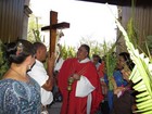 Padre Panchito bendijo las palmas en Tercera Orden de Cd. Guzmán, Jal