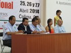 Aspecto de la Recepción, Comida y 1er. Asamblea Internacional de CONAPE en C. Cultura de Villa de Alvarez, Col