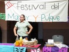 Aspecto del 3er. Festival del Maguey y Pulque en Casa del Arte de Cd. Guzmán, Jal.
