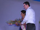 Aspecto del Certamen, donde Lluvia Sierra Chavira, electa Reina de los Festejos Charrotaurinos Villa de Alvarez 2015