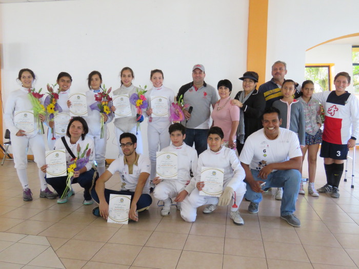Exhibición de Esgrima del CODE  Jalisco en el 47 Aniversario del Club Zapotlán