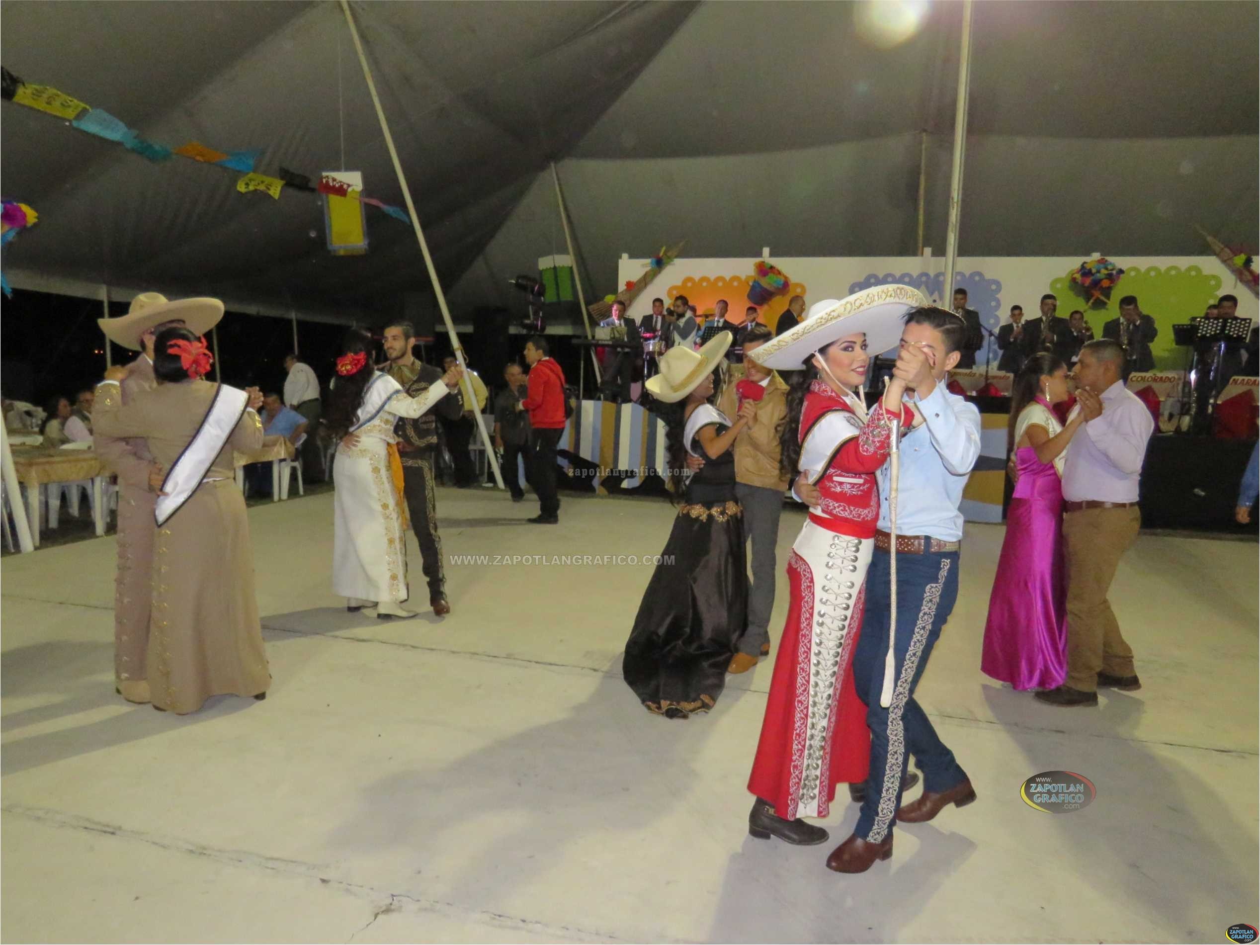 Aspecto de la Coronación de Estefanía Cárdenas Reina de los Festejos Charrotaurinos en Villa de Alvarez 2016