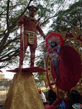 Aspecto del DESFILE INAUGURAL del Carnaval del Centenario Sayula 2017