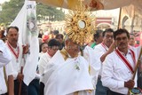 Aspectos de ola Celebraciòn del CORPUS CHRISTI 2017 en Catedral y el Barrio de La Merced en Cd. Guzmán, Jal.