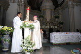 Aspectos del Sábado de Gloria en la Santa Iglesia Catedral de Cd. Guzmán, Jal.