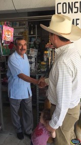 Salvador Barajas visitó la Colonia Talpita de Tuxpan, Jal.
